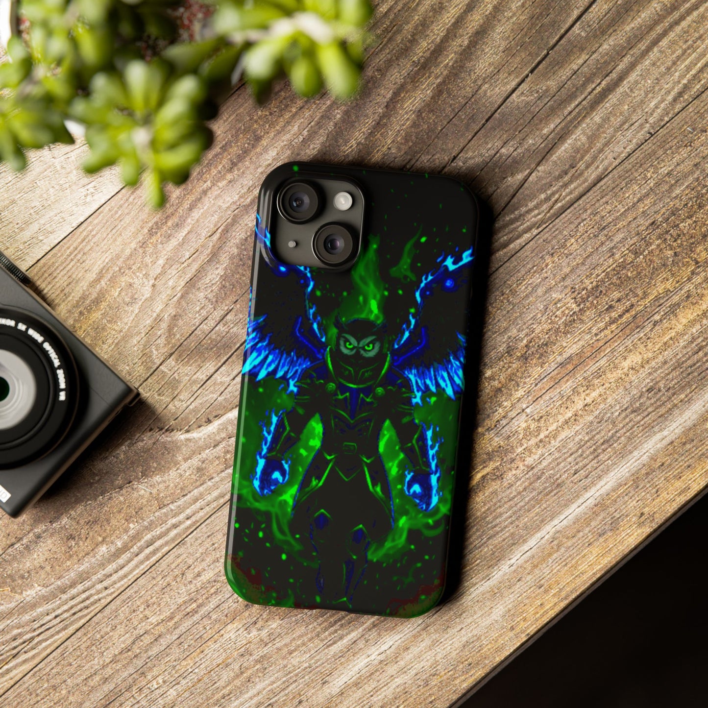 Halloween Agent Quacks Series Slim Phone Cases - Fiery General Onyx Design