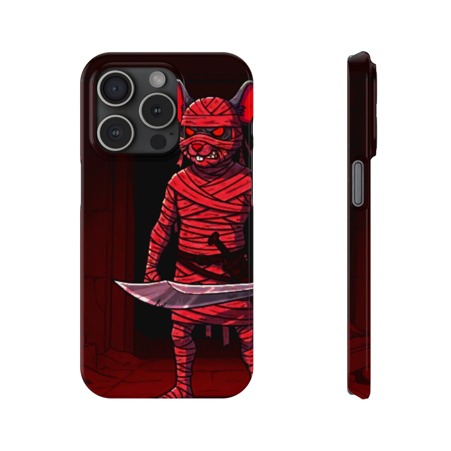 Halloween Agent Quacks Series Slim Phone Cases - Mummy Dr Murn Design