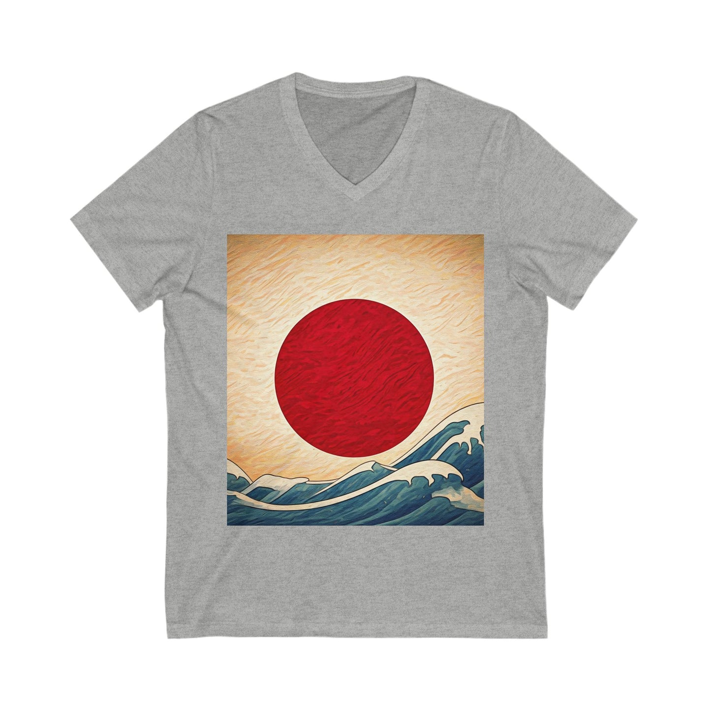 Japanese Wave Graphic Tee, Unisex Casual Shirt, Summer Fashion, Beachwear, Vacation Outfit, Gift for Travelers, Graphic T-Shirt
