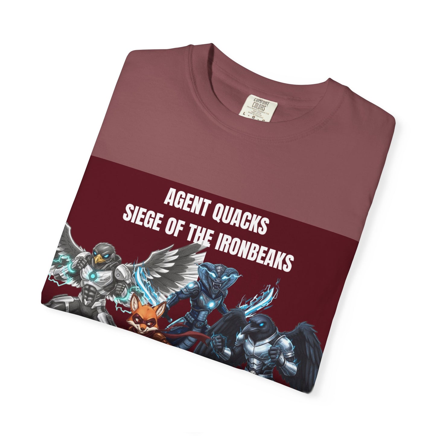 Agent Quacks – Siege of the Iron Beaks | Unisex Garment-Dyed T-Shirt