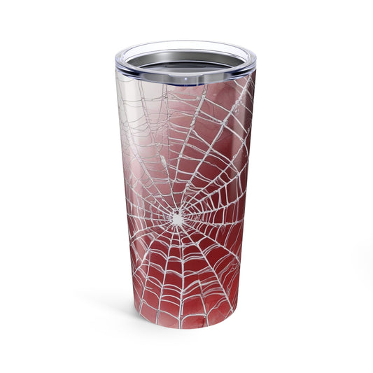 Spiderweb Design Insulated Tumbler - Perfect for Halloween, Gifts, Hot & Cold Drinks, Home or Office, Travel Mug