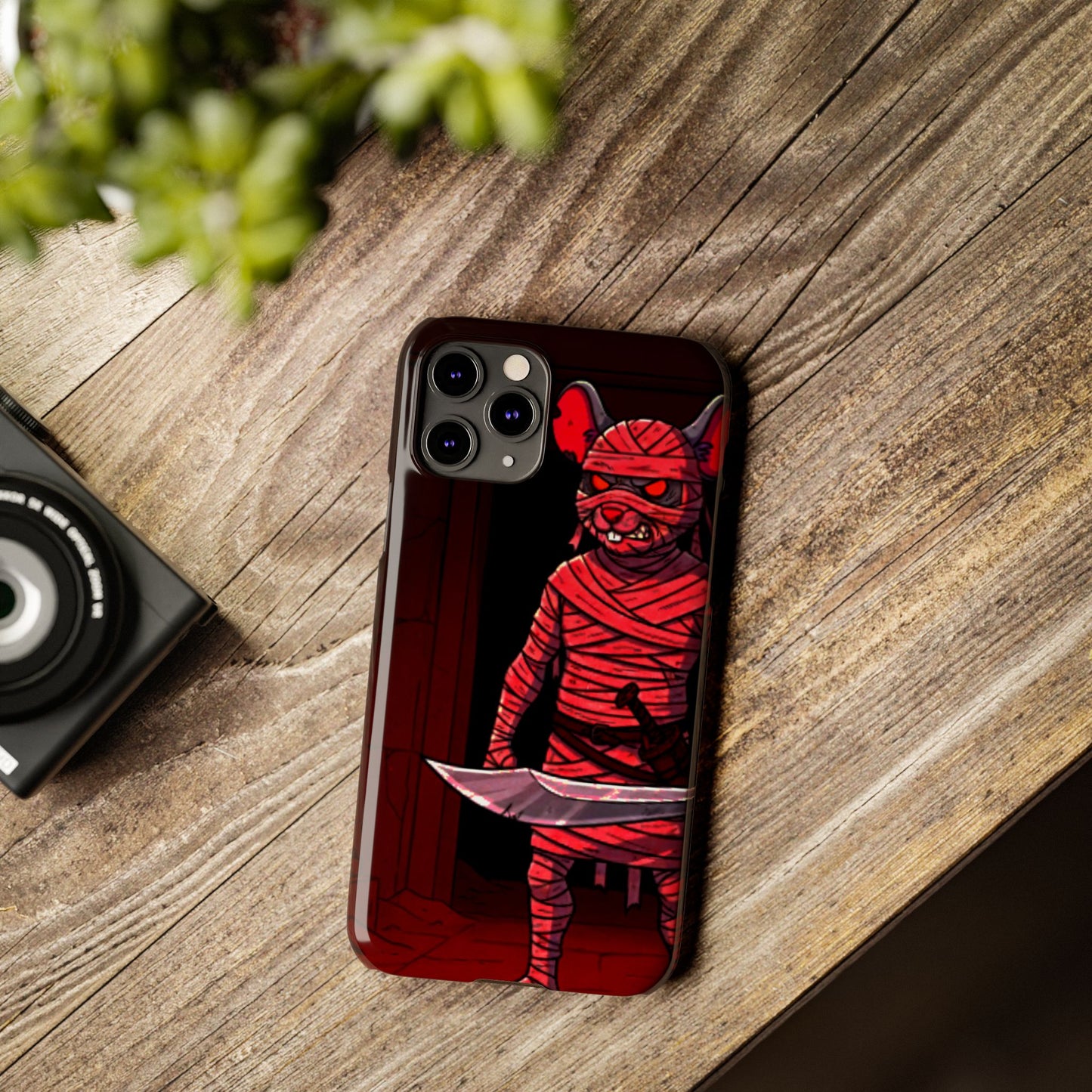 Halloween Agent Quacks Series Slim Phone Cases - Mummy Dr Murn Design