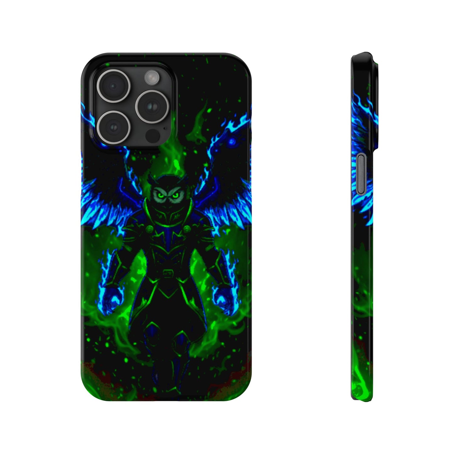 Halloween Agent Quacks Series Slim Phone Cases - Fiery General Onyx Design