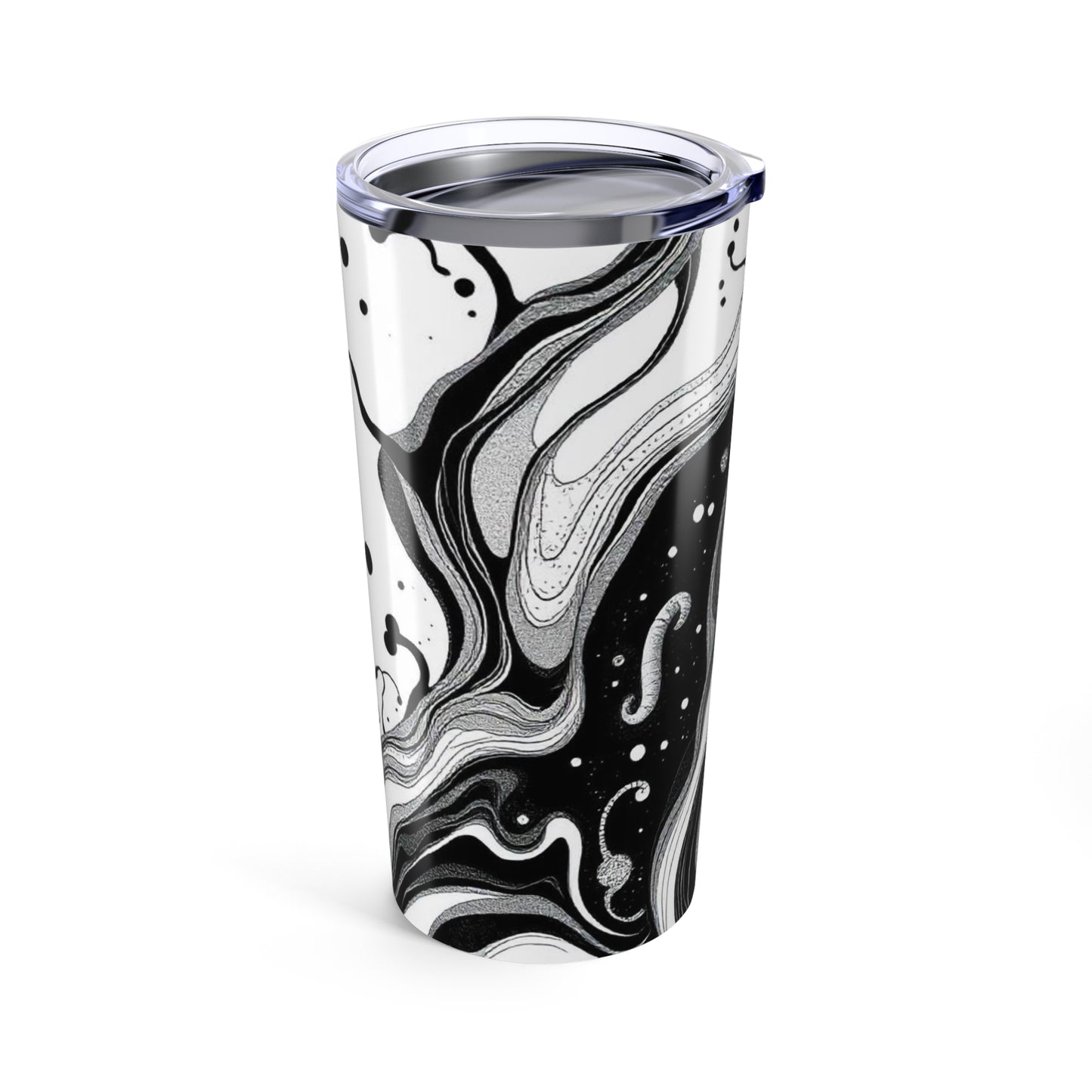 Artistic Black & White Tumbler | 20oz Stainless Steel Travel Mug | Modern Drinkware for Home & Office | Unique Gift for Coffee Lovers, [...]