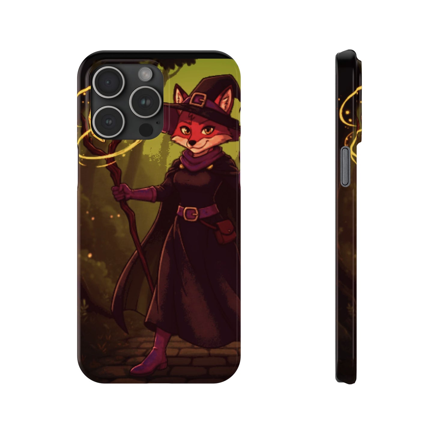 Halloween Agent Quacks Series Slim Phone Cases - Witch Vixx Design