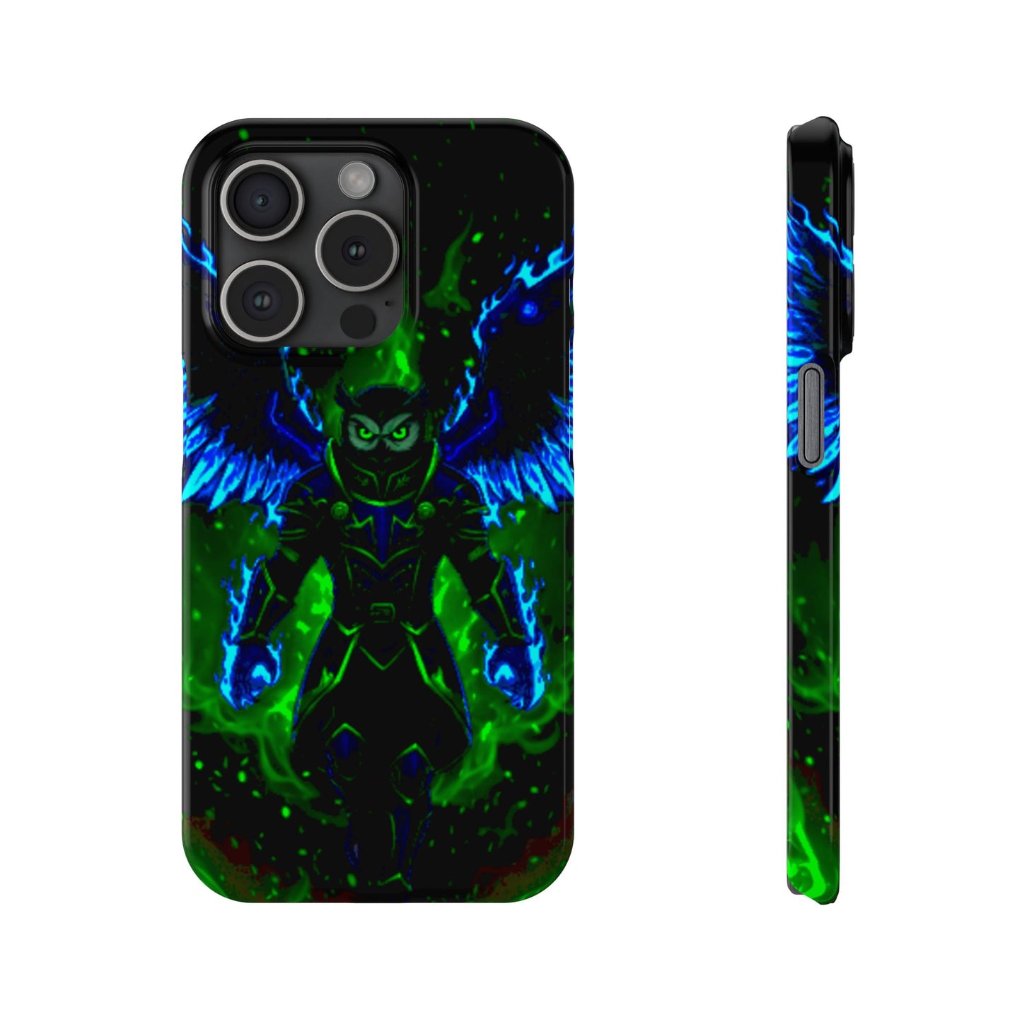 Halloween Agent Quacks Series Slim Phone Cases - Fiery General Onyx Design