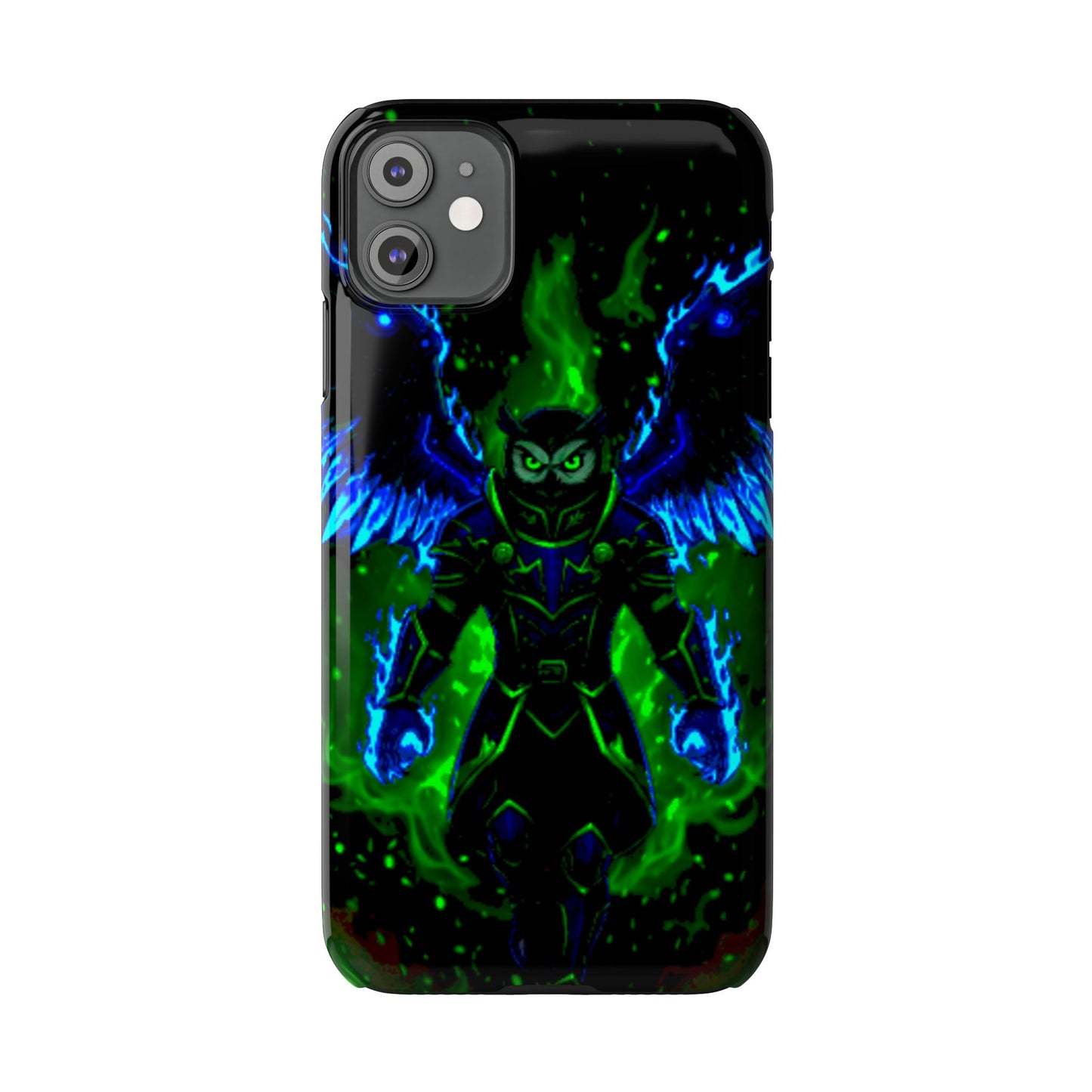 Halloween Agent Quacks Series Slim Phone Cases - Fiery General Onyx Design