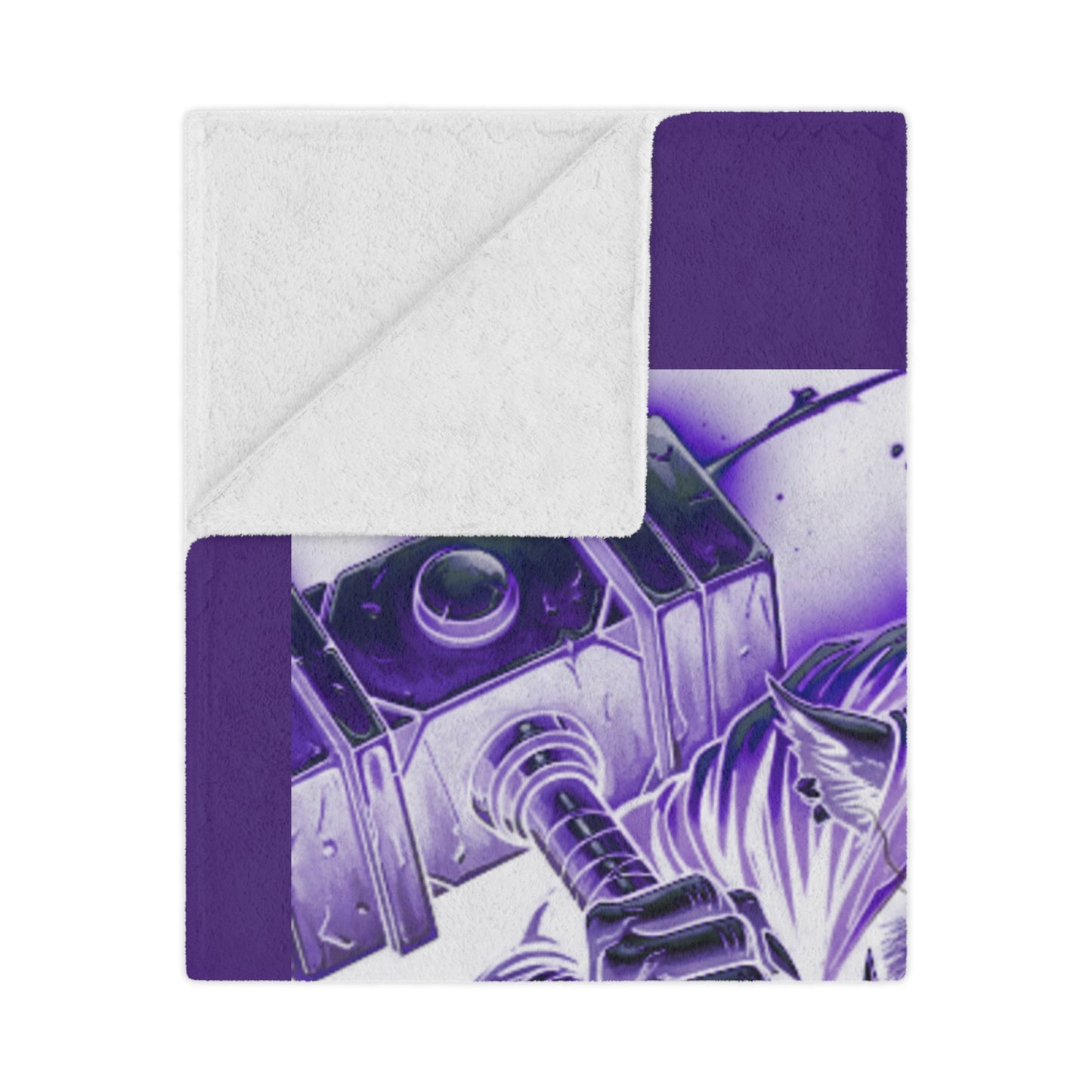 Agent Quacks Series Minky Blanket - Bloodtusk Design