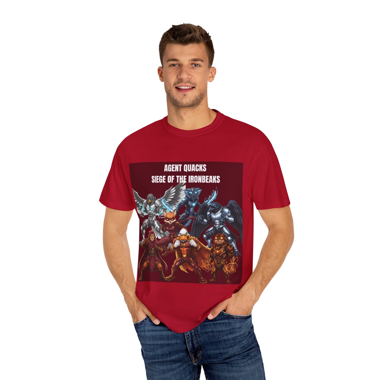 Agent Quacks – Siege of the Iron Beaks | Unisex Garment-Dyed T-Shirt