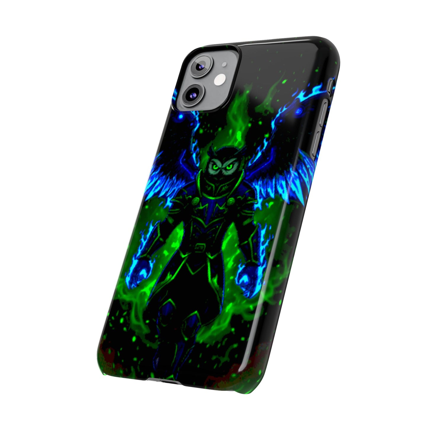 Halloween Agent Quacks Series Slim Phone Cases - Fiery General Onyx Design