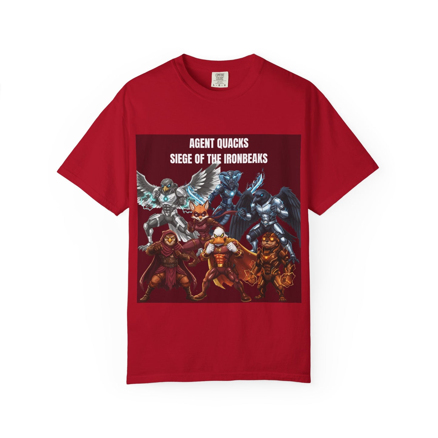 Agent Quacks – Siege of the Iron Beaks | Unisex Garment-Dyed T-Shirt