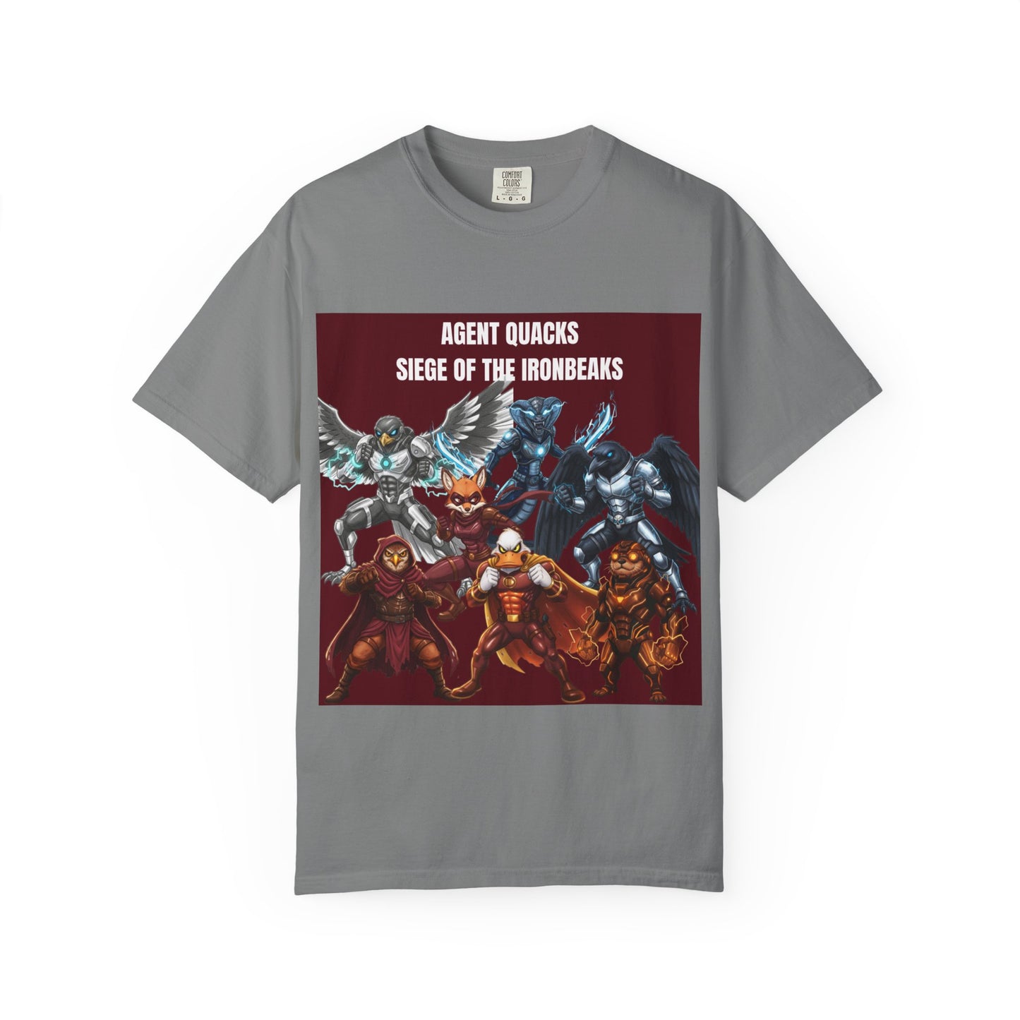 Agent Quacks – Siege of the Iron Beaks | Unisex Garment-Dyed T-Shirt