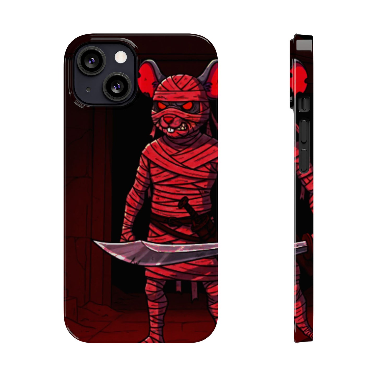 Halloween Agent Quacks Series Slim Phone Cases - Mummy Dr Murn Design