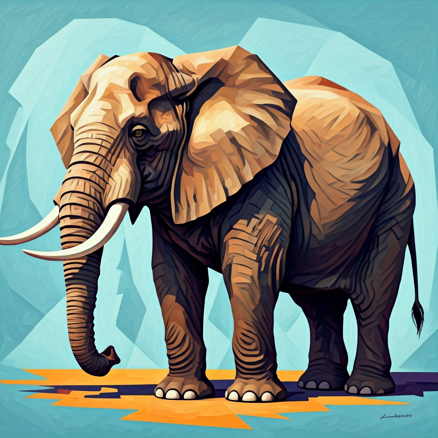 Elephant Art collection of 14