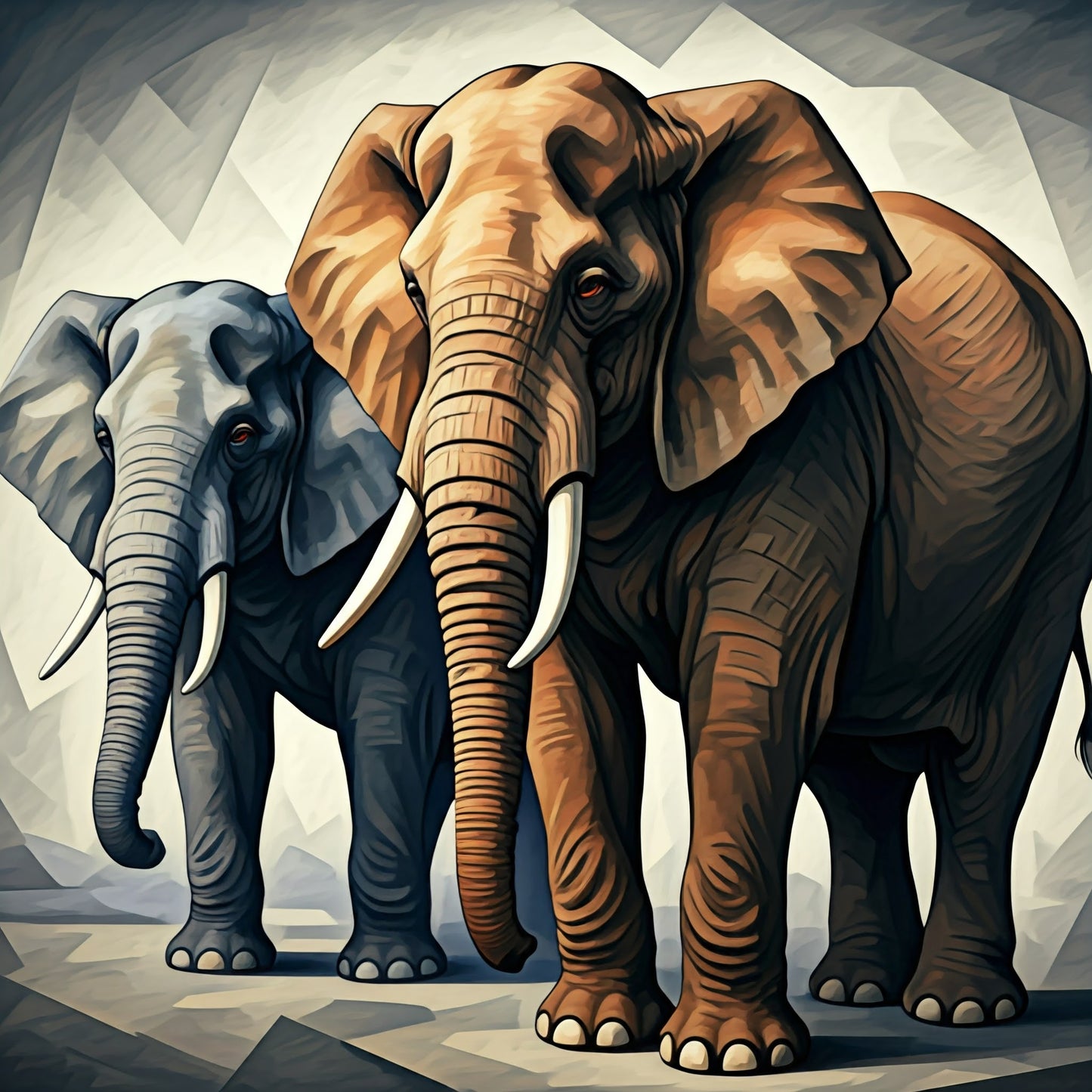 Elephant Art collection of 14