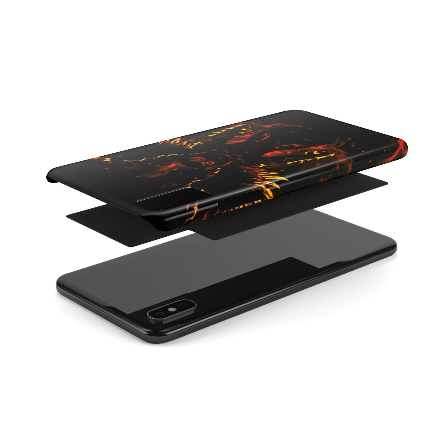 Halloween Agent Quacks Series Slim Phone Cases - Fiery General Onyx Design