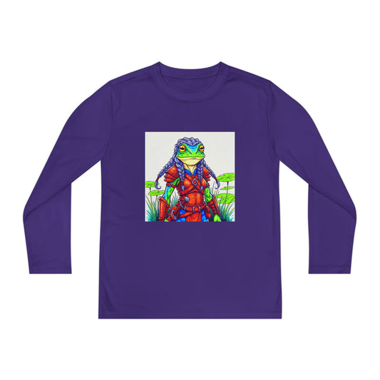 Agent Quacks Series Youth Long Sleeve Competitor Tee - Sarella Design