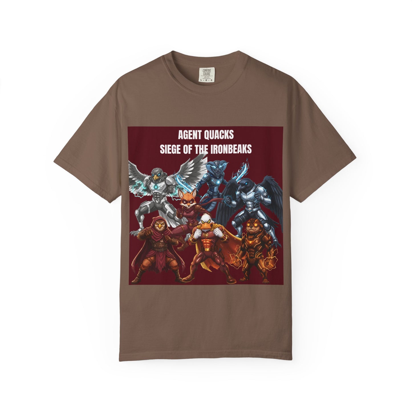 Agent Quacks – Siege of the Iron Beaks | Unisex Garment-Dyed T-Shirt