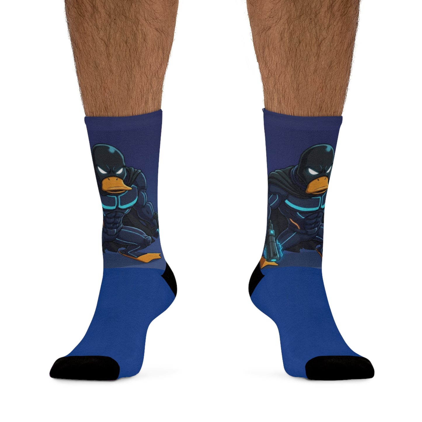Agent Quacks Series Recycled Poly Socks - Vigilante Quacks Design