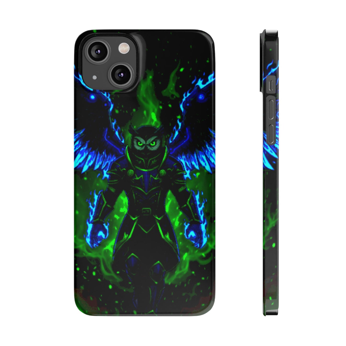 Halloween Agent Quacks Series Slim Phone Cases - Fiery General Onyx Design