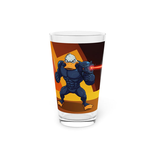 Agent Quacks Series Pint Glass, 16oz - Quacks Design