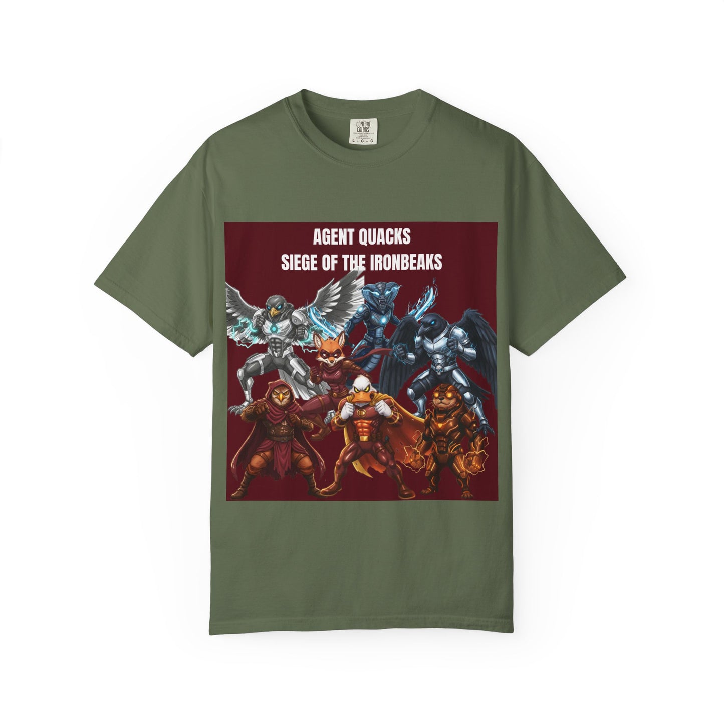 Agent Quacks – Siege of the Iron Beaks | Unisex Garment-Dyed T-Shirt