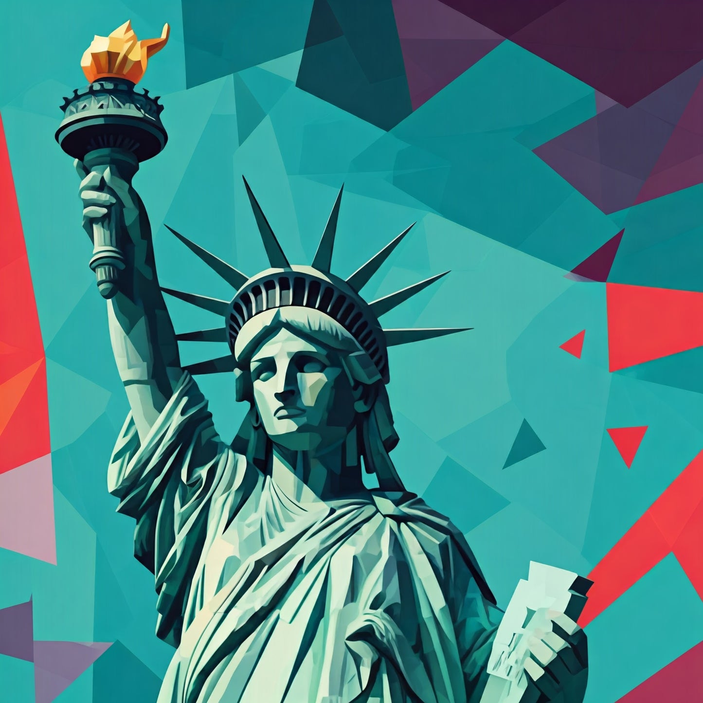 Statue of Liberty Art Collection 16 Image Bundle