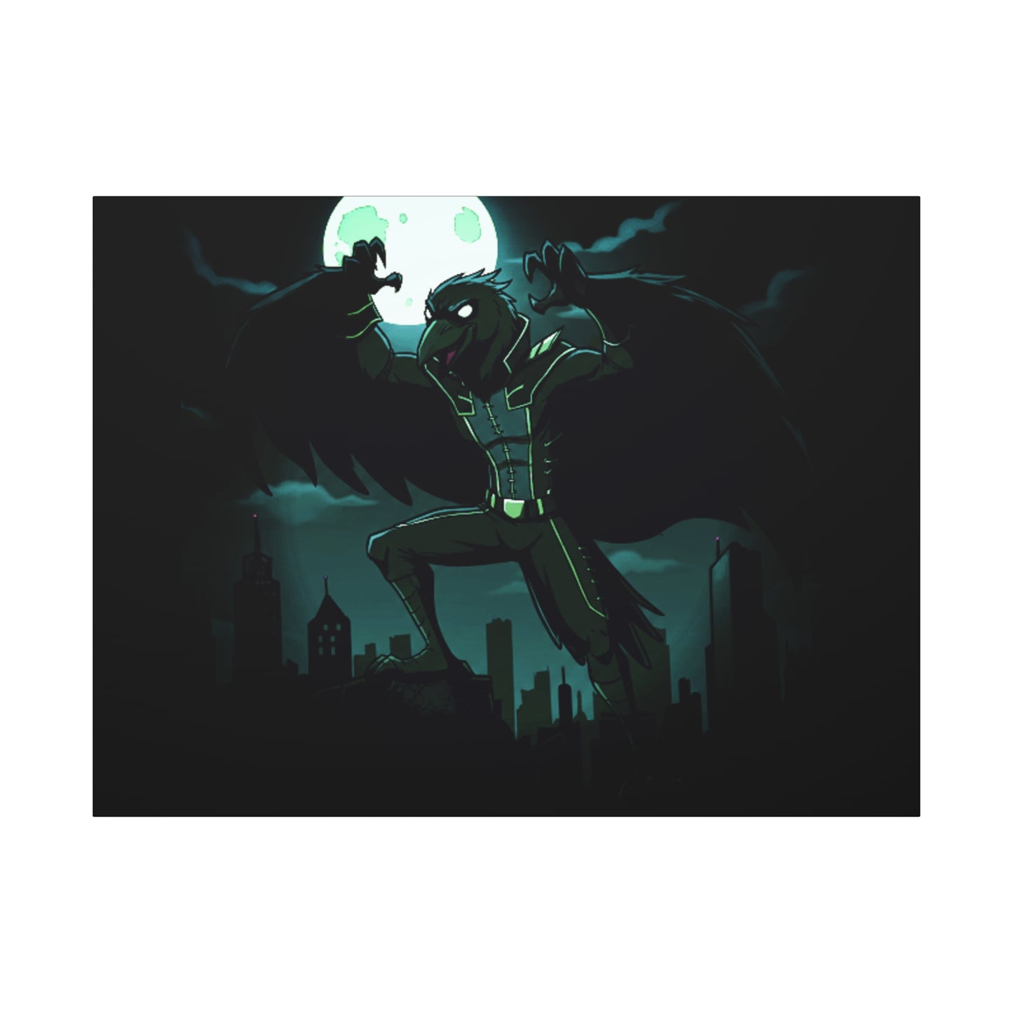 Agent Quacks Series Matte Canvas, Stretched, 1.25" - Nightclaw Design