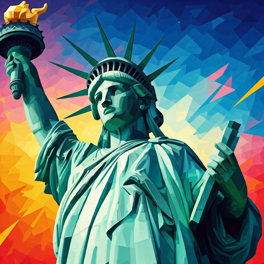 Statue of Liberty Art Collection 16 Image Bundle