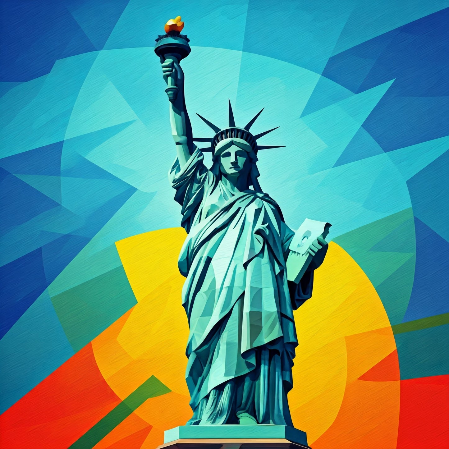 Statue of Liberty Art Collection 16 Image Bundle