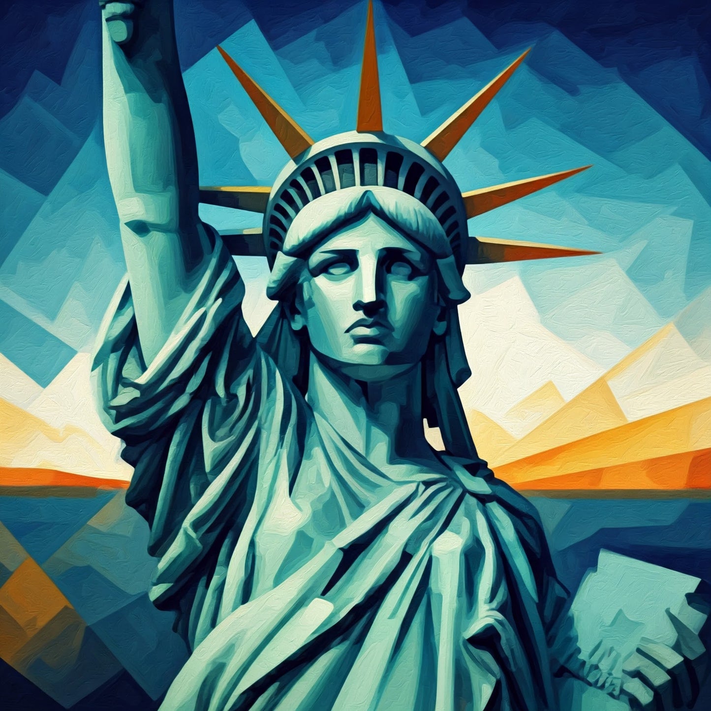 Statue of Liberty Art Collection 16 Image Bundle