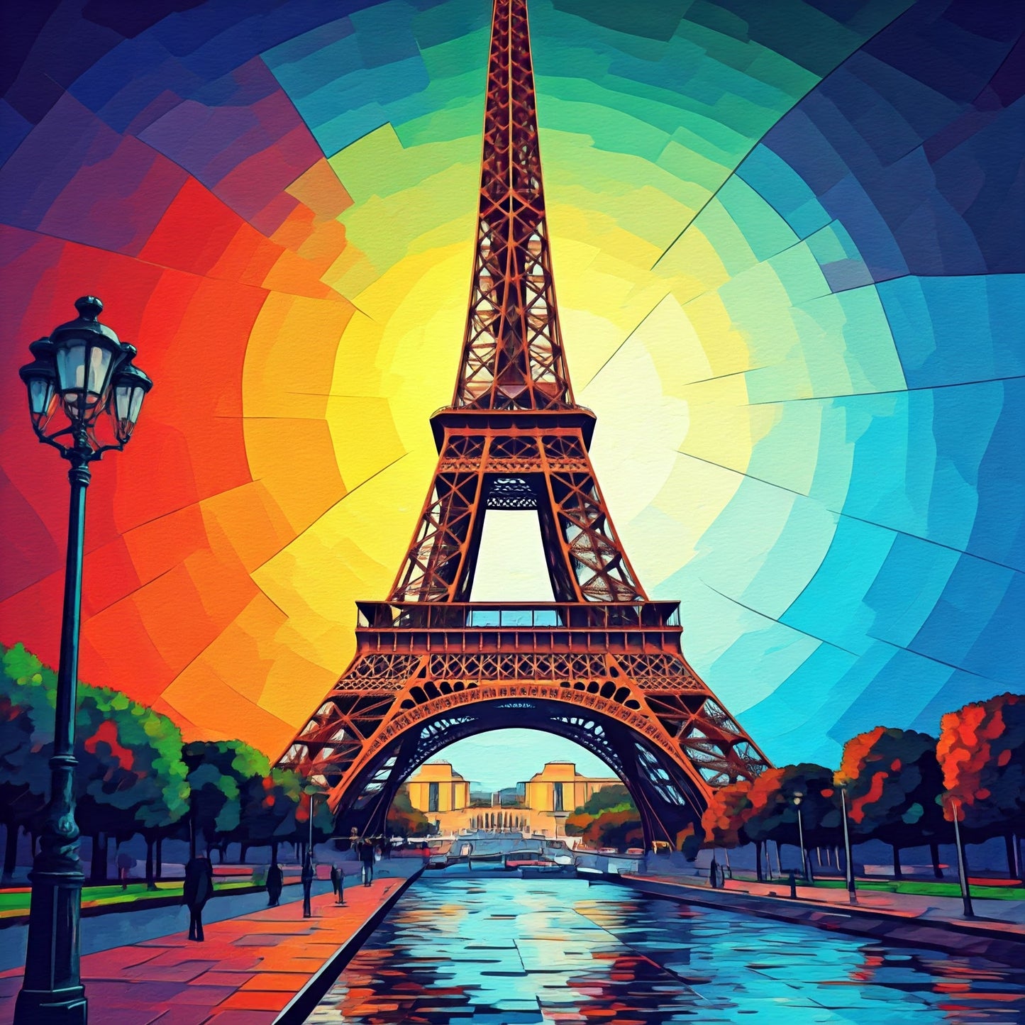 Eiffel Tower Painting Collection 16 Image Bundle