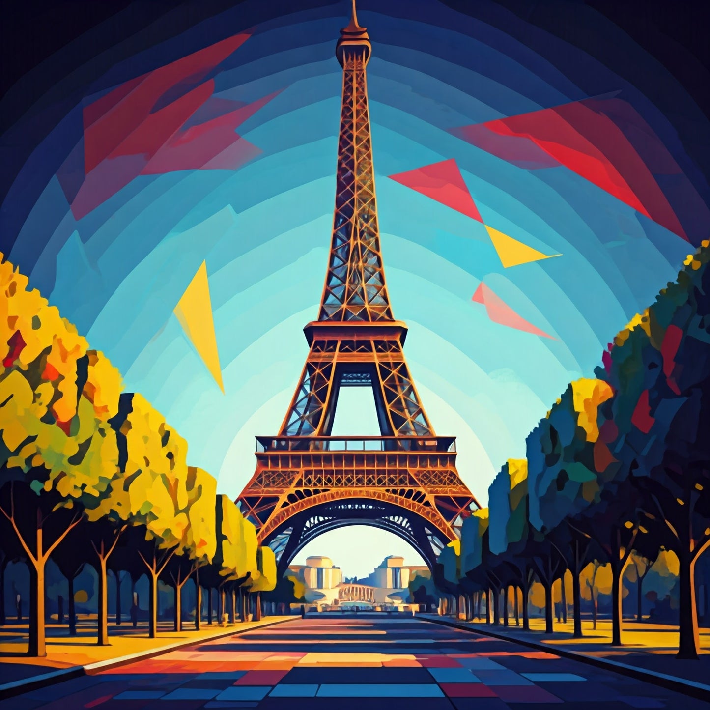 Eiffel Tower Painting Collection 16 Image Bundle