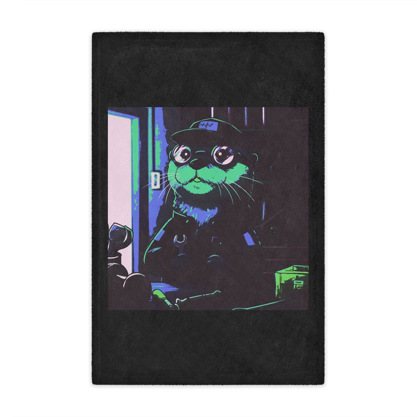 Agent Quacks Series Minky Blanket - Gearshift Design