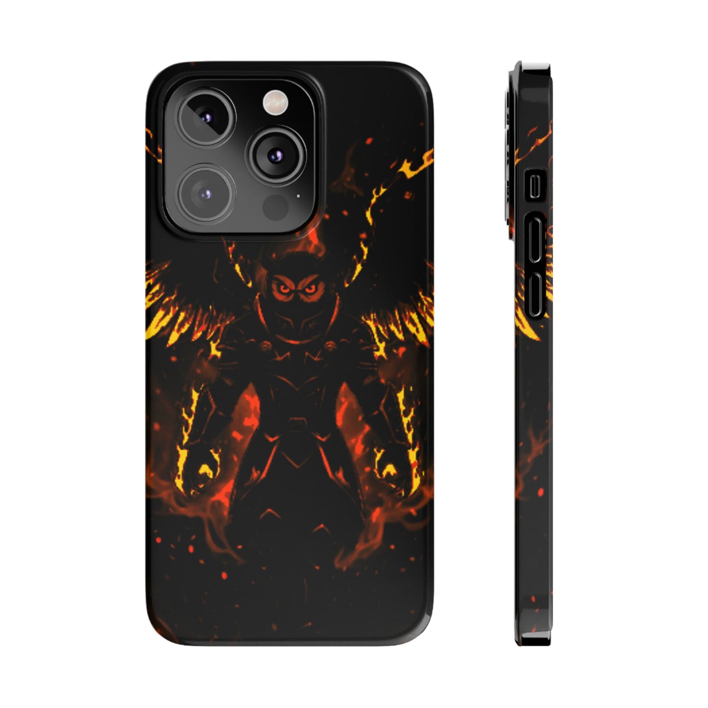 Halloween Agent Quacks Series Slim Phone Cases - Fiery General Onyx Design