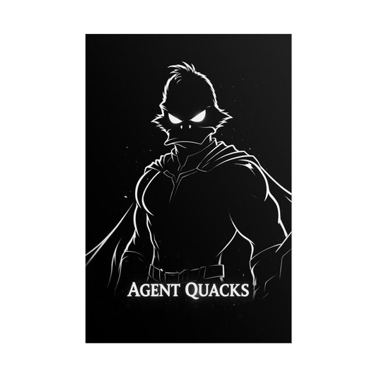 Agent Quacks – Official Hero Edition Rolled Poster