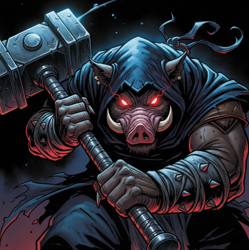 Bloodtusk Character Artwork Agent Quacks