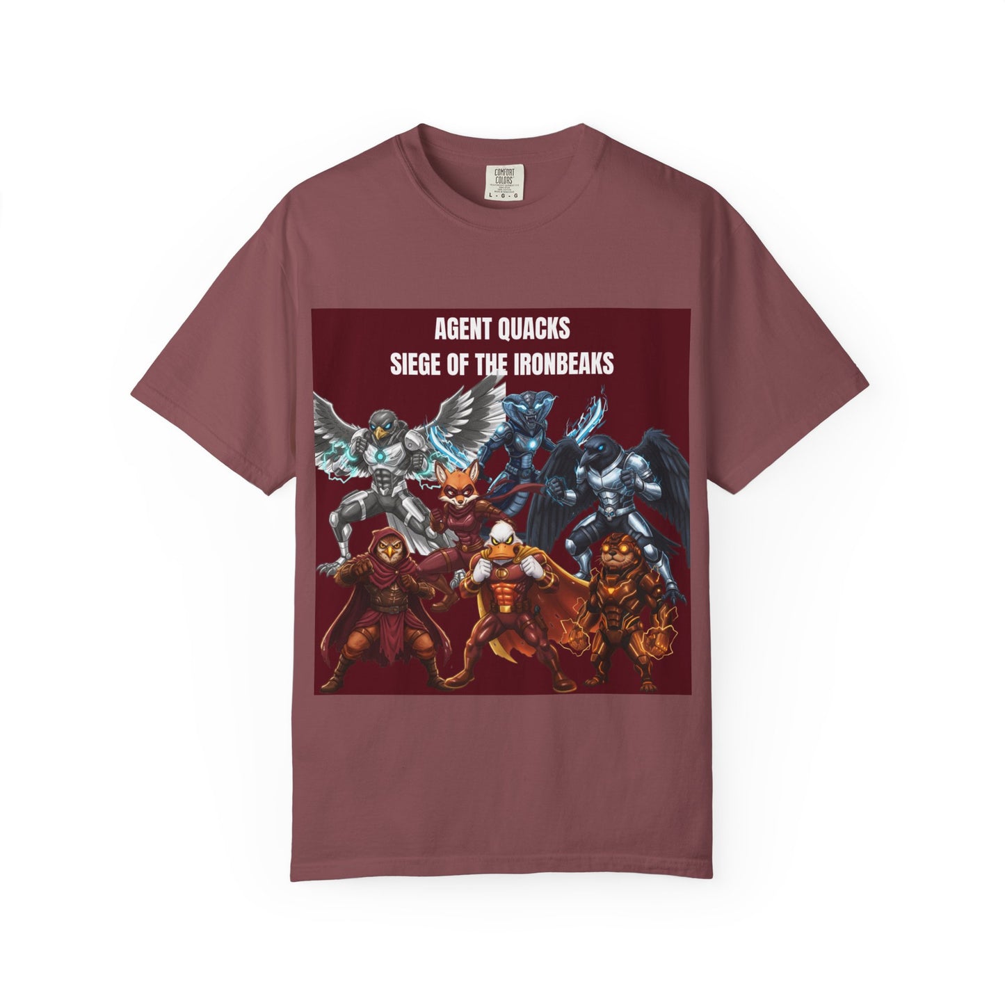 Agent Quacks – Siege of the Iron Beaks | Unisex Garment-Dyed T-Shirt