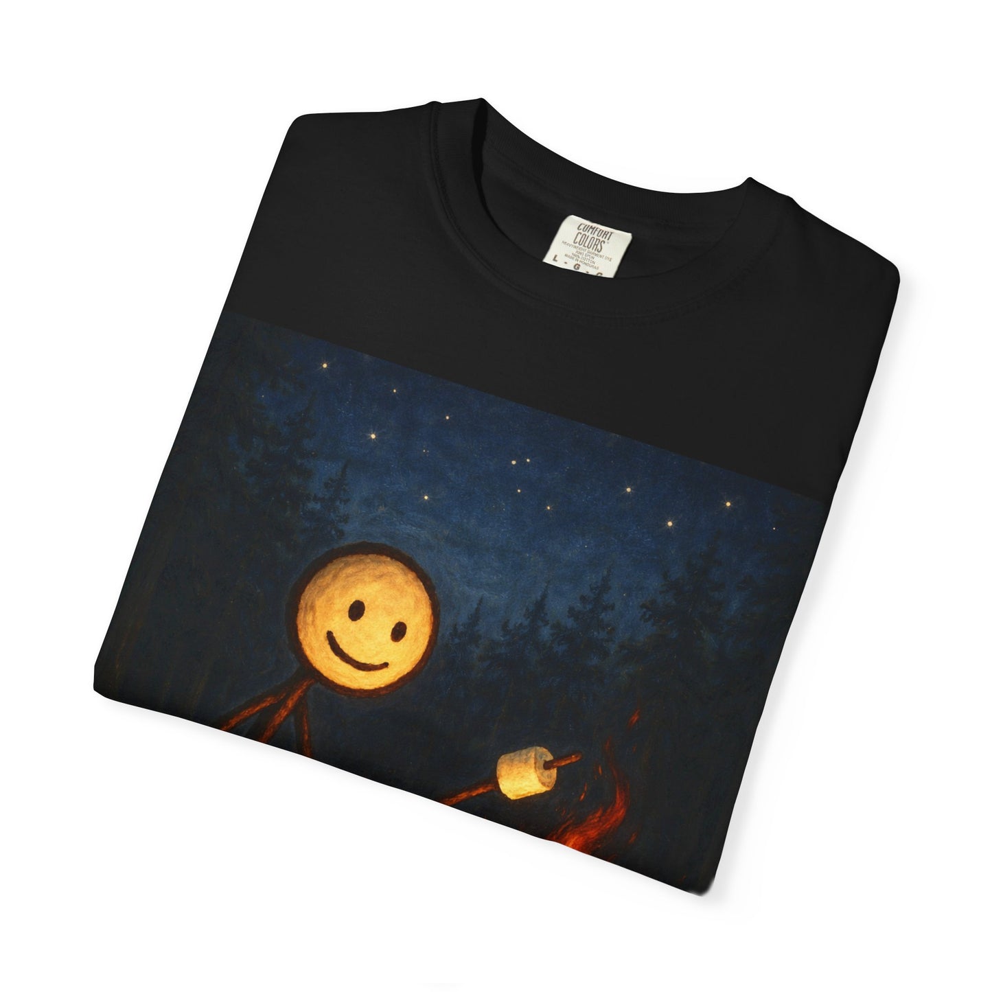 I Remember Building My First Campfire – Under the Stars T-Shirt