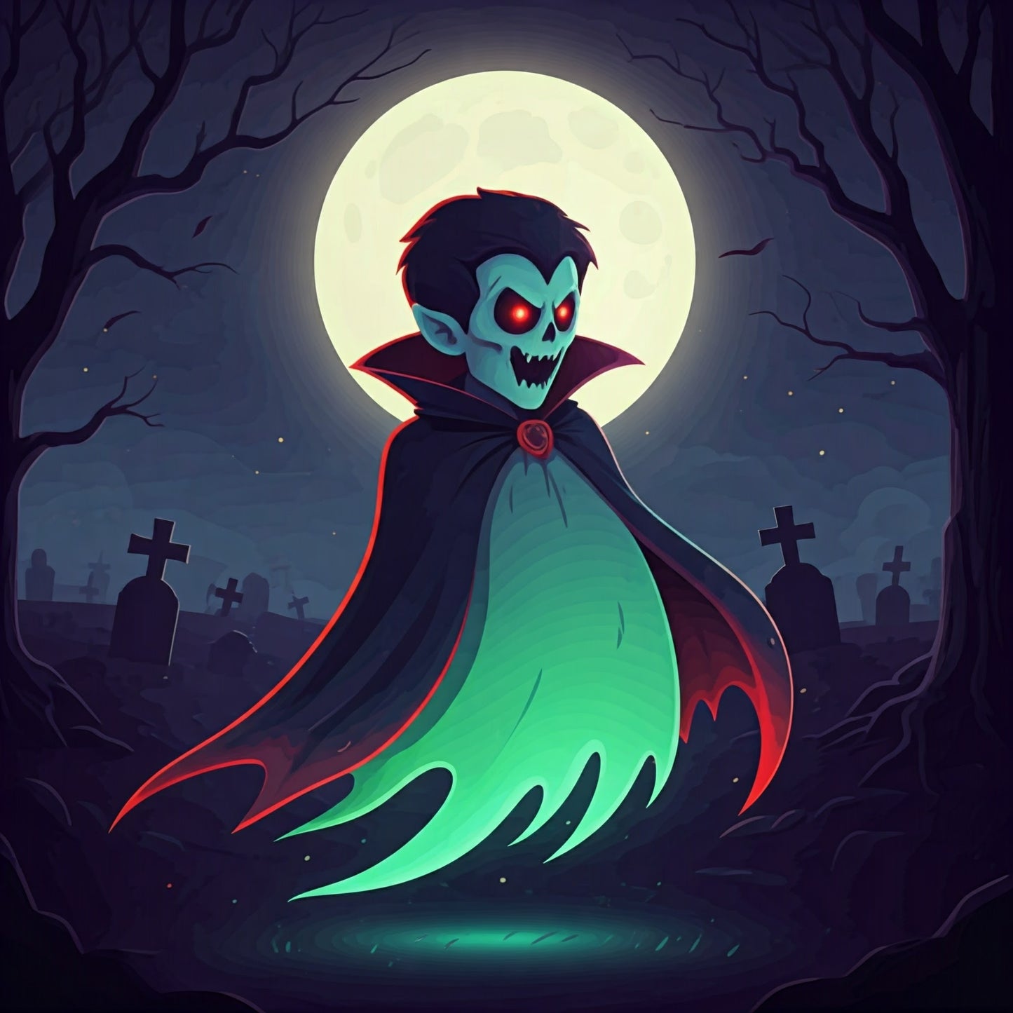 Halloween Cartoon art collection of 17