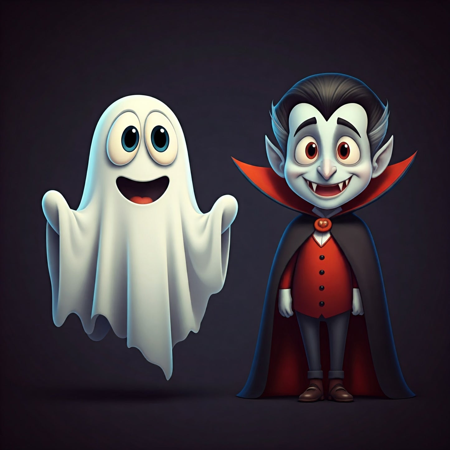 Halloween Cartoon art collection of 17