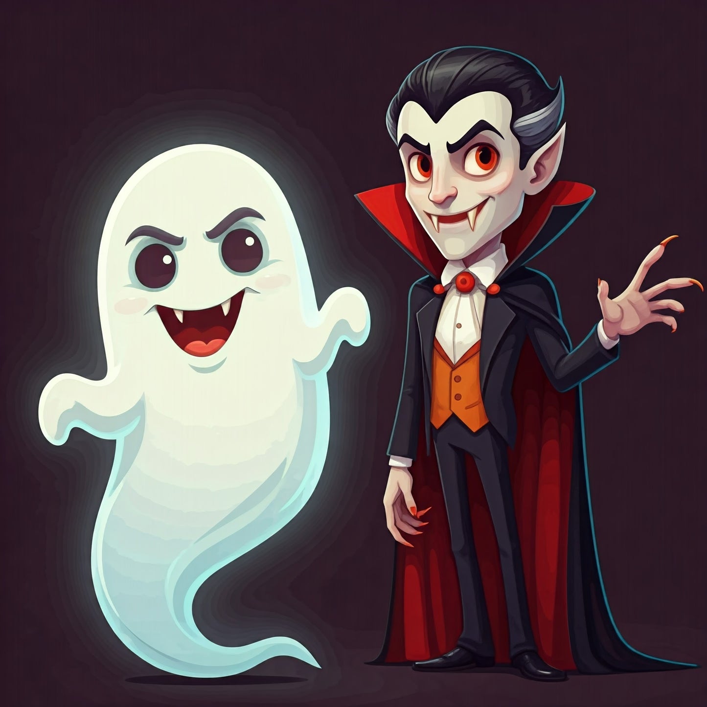 Halloween Cartoon art collection of 17