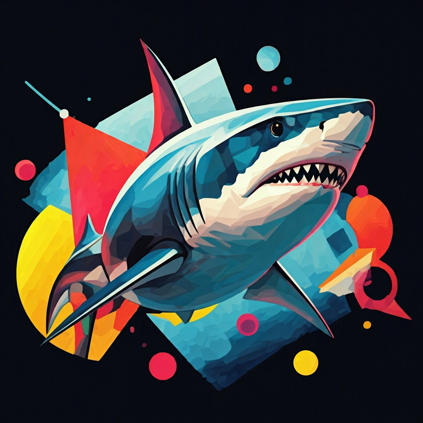 Shark Painting Collection 16 Image Bundle