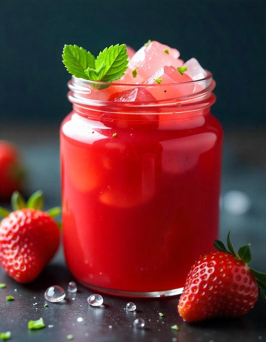 Strawberry Juice Art