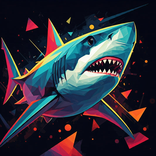 Shark Painting Collection 16 Image Bundle