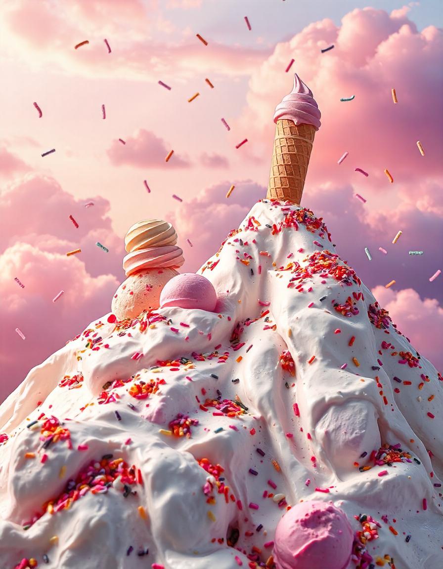 Ice cream Mountain collection of 8