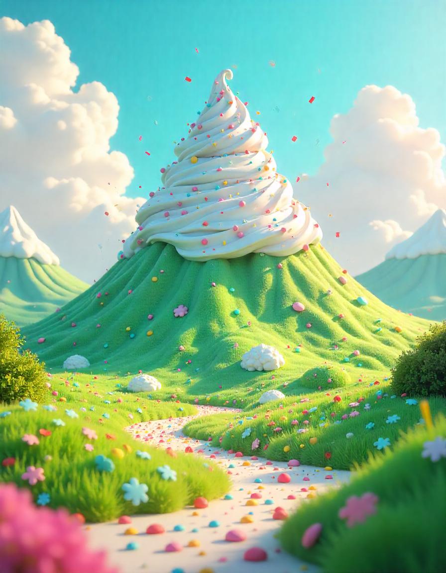 Ice cream Mountain collection of 8