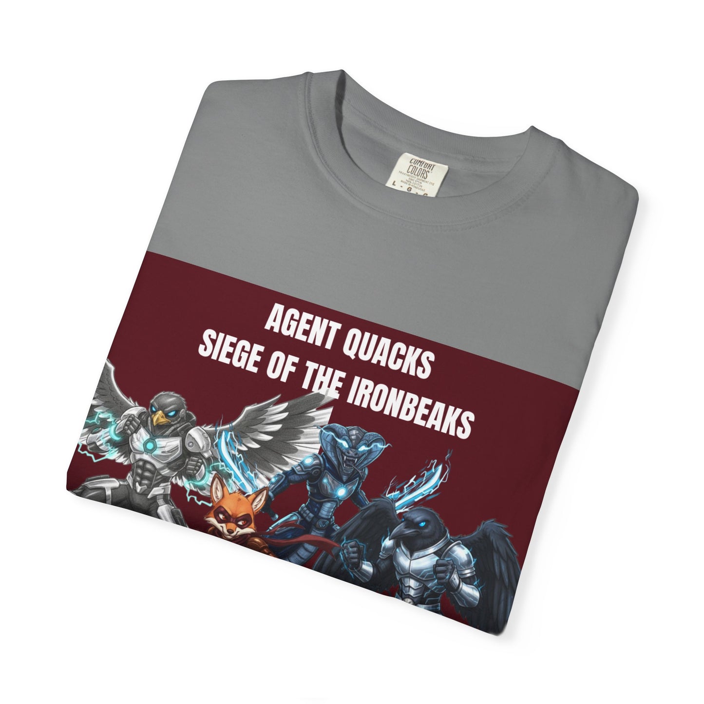 Agent Quacks – Siege of the Iron Beaks | Unisex Garment-Dyed T-Shirt