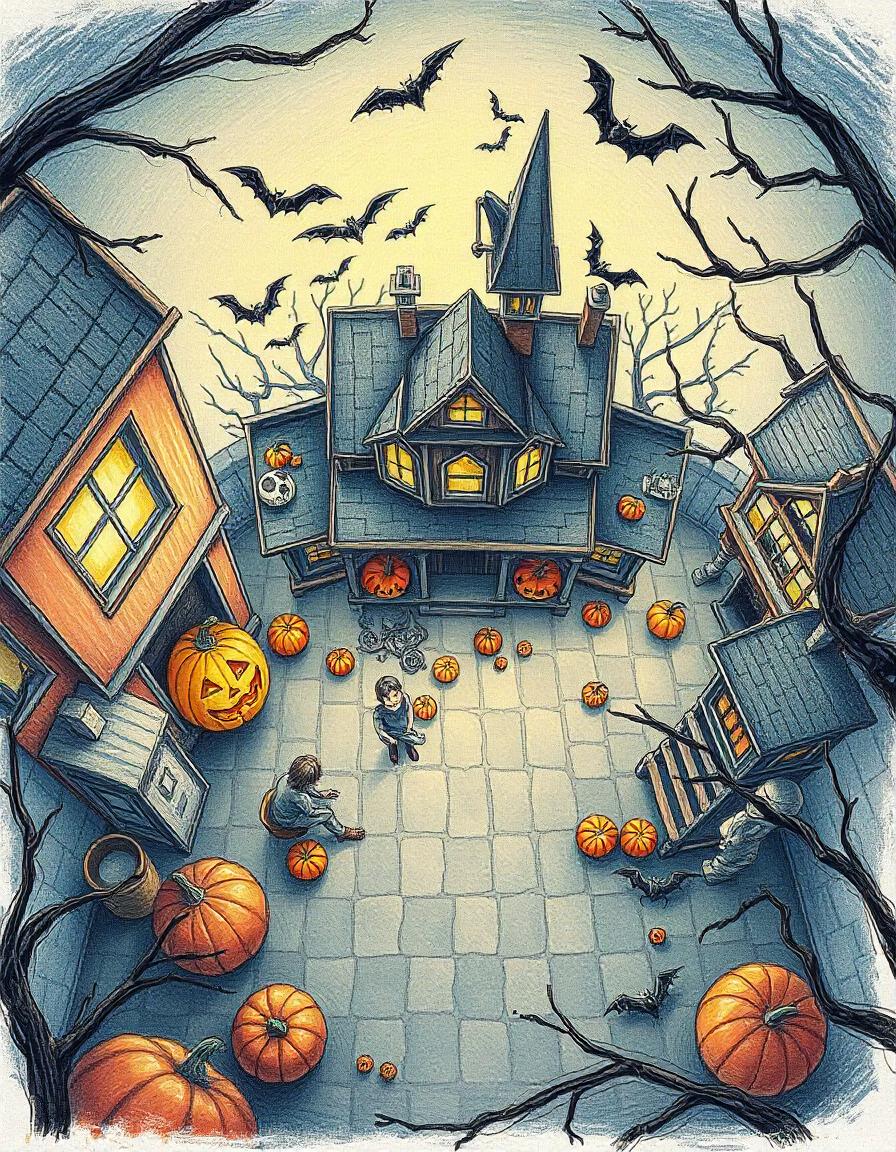 Halloween Art pack of 7