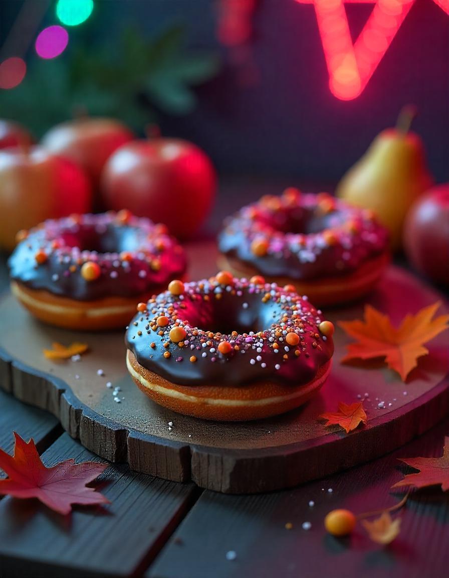 Thanksgiving donuts collection of 12